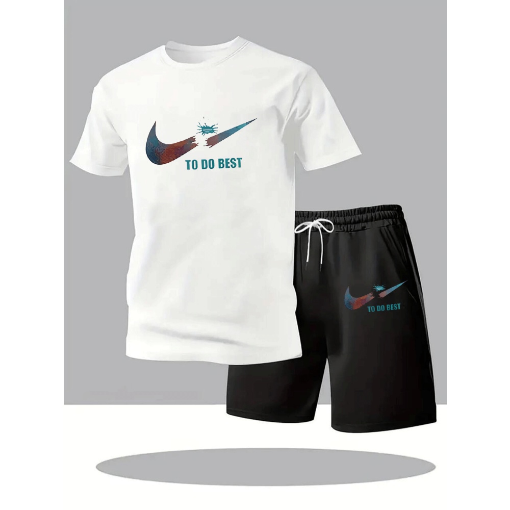 Mens Fashion Workwear - Yeni Yaz Spor Giyim erkek Takım