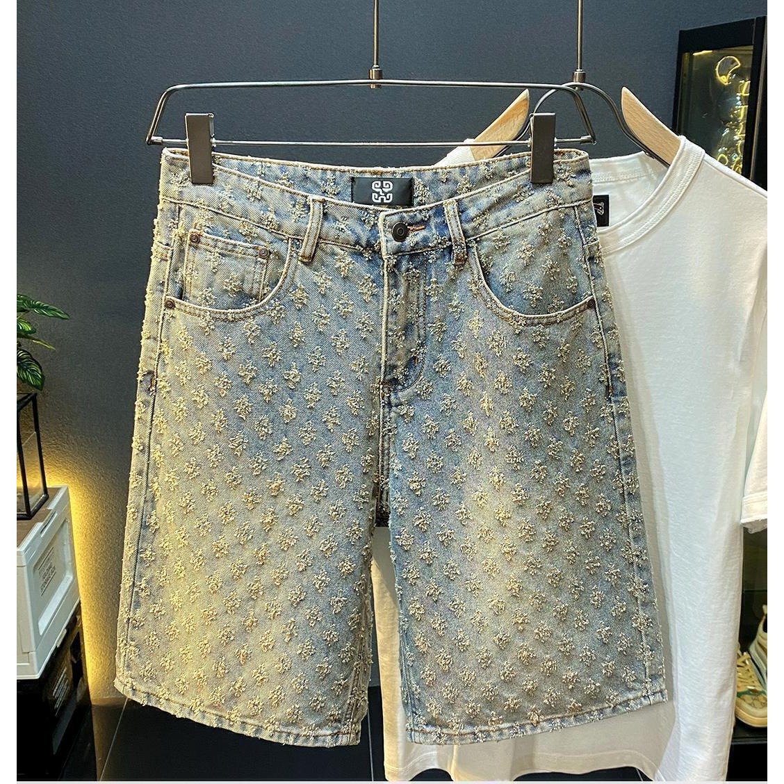 Men Fashion Jeans - Yazlık High Street Kot Şort Erkek