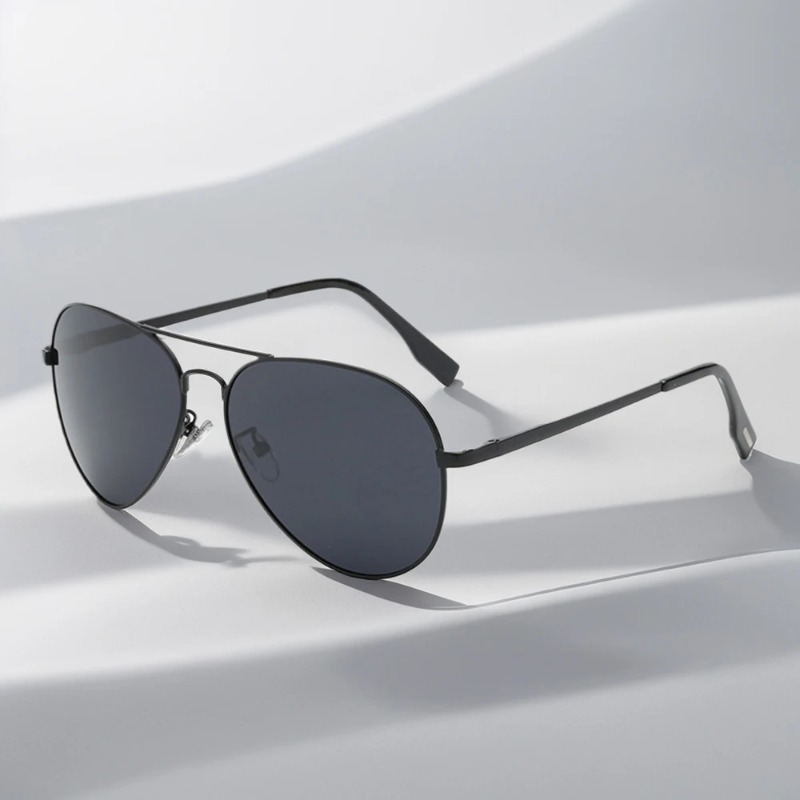 Men'S Fashion Glasses - Klasik Büyük Pilot Güneş Gözlüğü Erkek