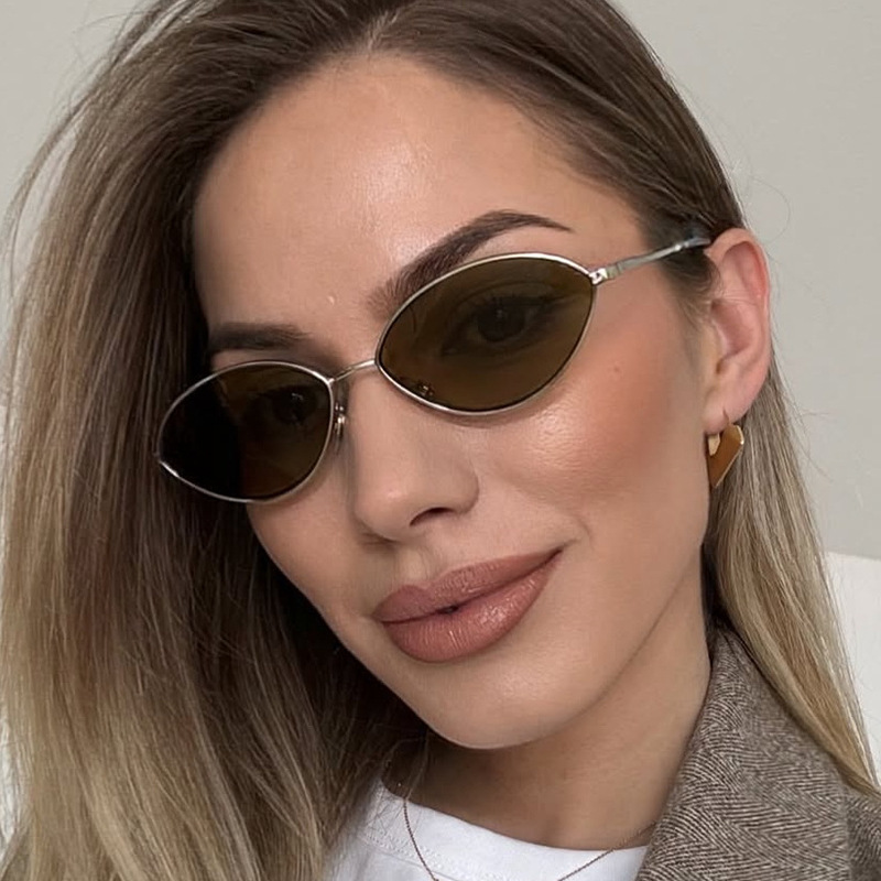 Men'S Fashion Glasses - Kadınlar için Retro Kedi Gözü Güneş