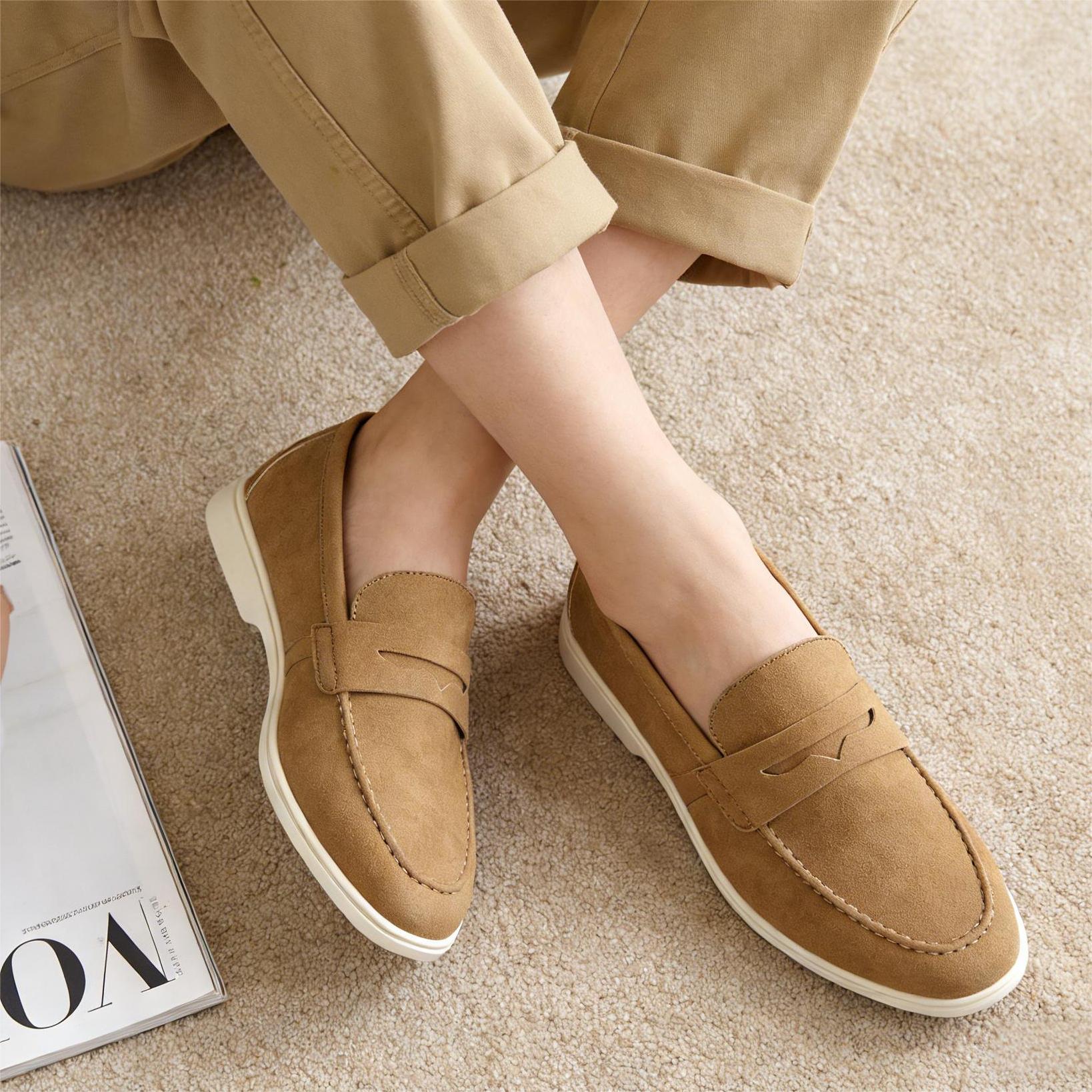 Mens Fashion Chinos - Erkek Nefes Alabilen Loafer'lar Moda Yazlık