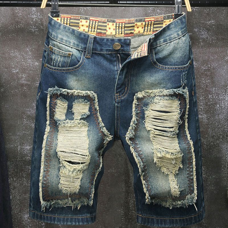 Men Fashion Jeans - Yeni Avrupa ve Amerikan tarzı yırtık