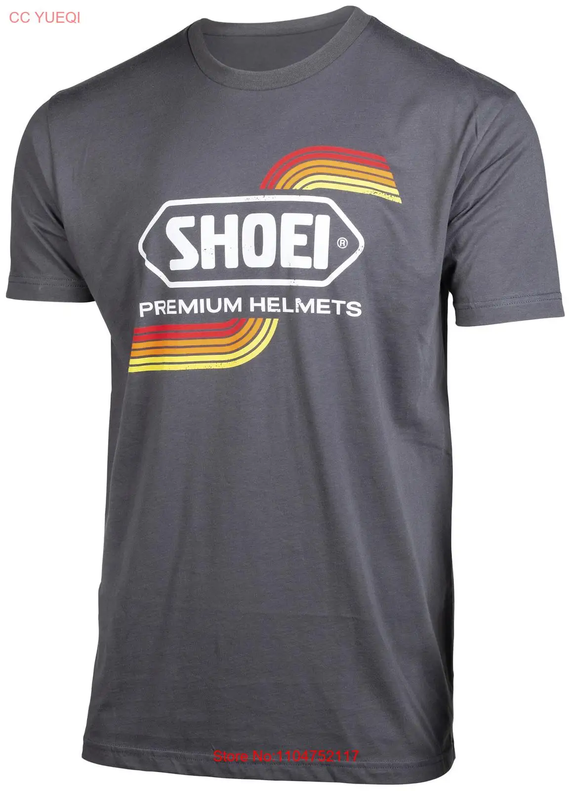 Men'S Fashion Everyday - Shoei Vintage Tişört X Büyük Gri