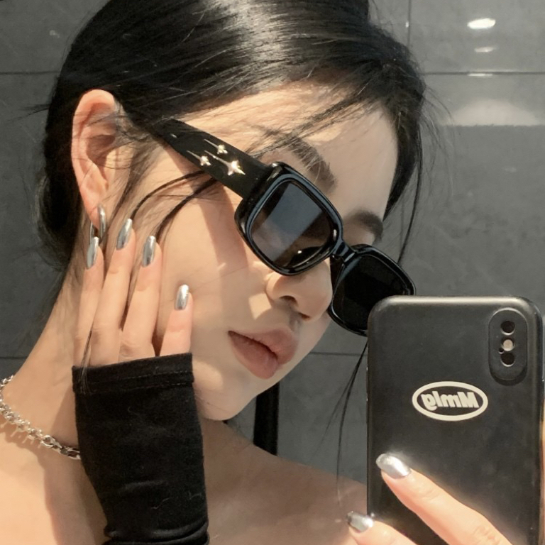 Men'S Fashion Glasses - Retro Y2K Tarzı Küçük Kare Güneş