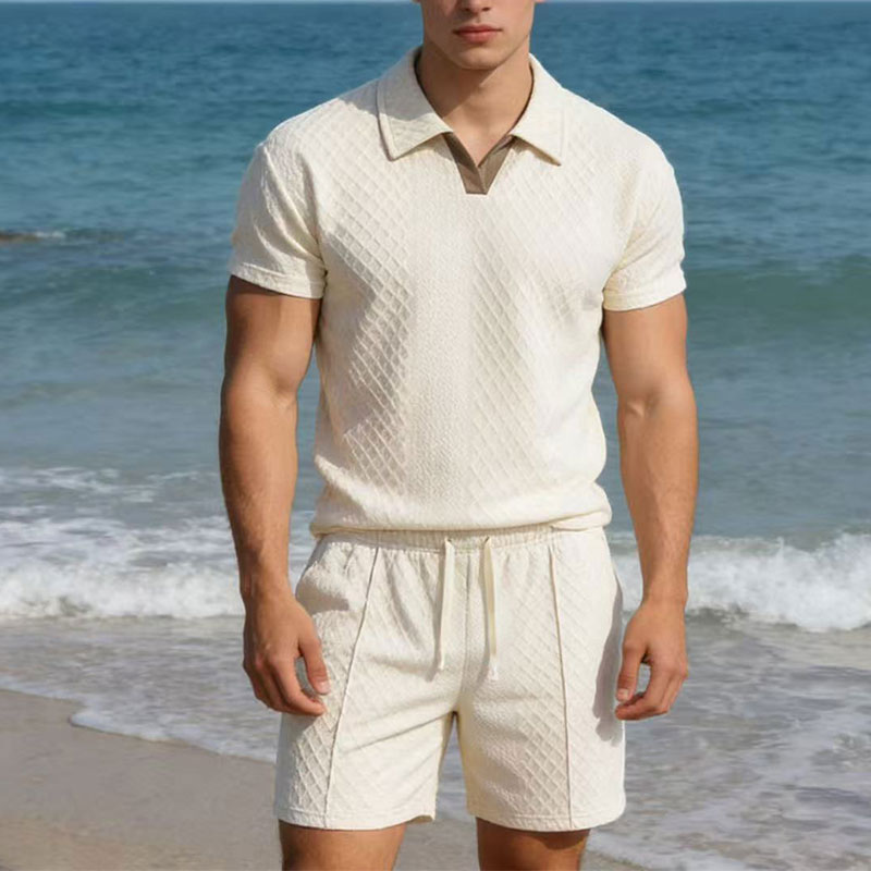Mens Fashion Workwear - 2026 Yaz 100kg Erkek Takımları Düz
