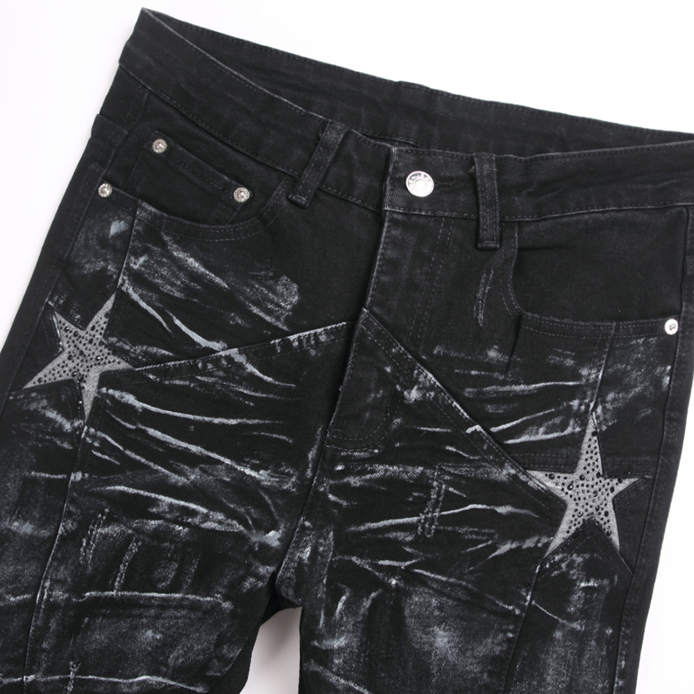 Erkekler Kristal Yıldızlar Kot - Men'S Fashion Jeans And Boots incelemesi ve fiyatı