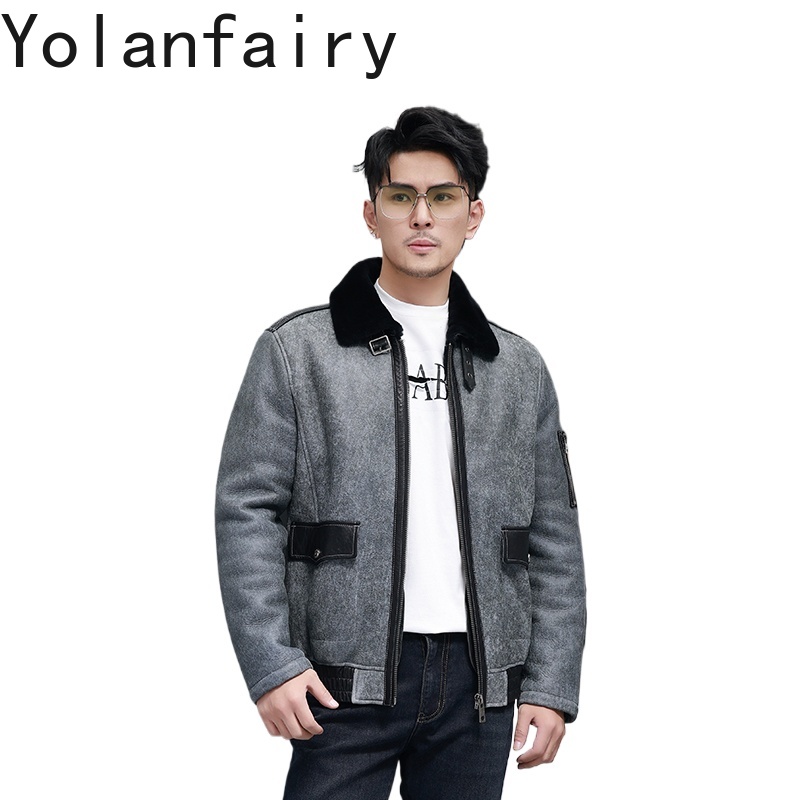 YOLANFAIRY Kısa Doğal Kürk Ada - Mens Fashion Winter 2025 incelemesi ve fiyatı