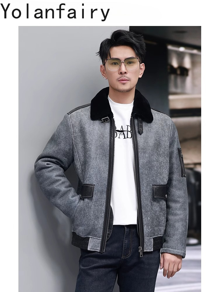 YOLANFAIRY Kısa Doğal Kürk Ada - Mens Fashion Winter 2025 incelemesi ve fiyatı