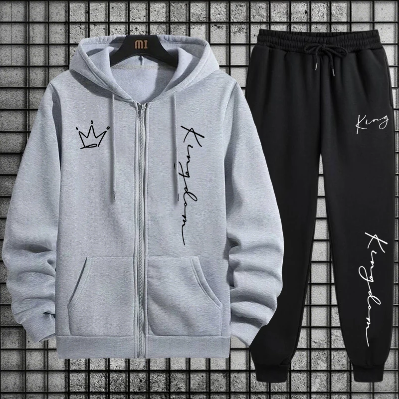 Kral Baskılı Kapüşonlu Üst ve  - Quality Men'S Fashion incelemesi ve fiyatı
