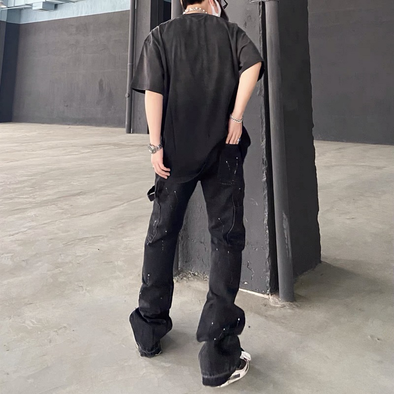 2025 Yeni Graffiti Sıçrama Mür - Men'S Fashion Jeans And Boots incelemesi ve fiyatı