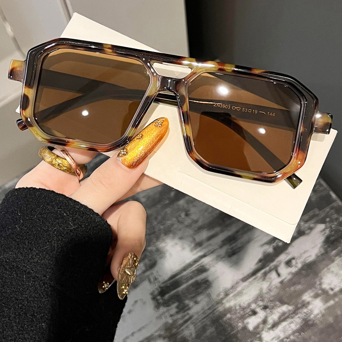 Yeni Retro Kare Çift Kirişli G - Men'S Fashion Glasses incelemesi ve fiyatı