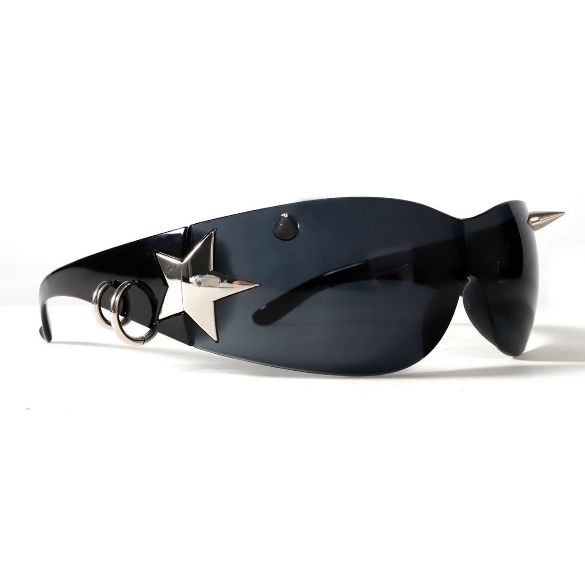 Perçinli Punk Metal Yıldız Çer - Men'S Fashion Glasses incelemesi ve fiyatı