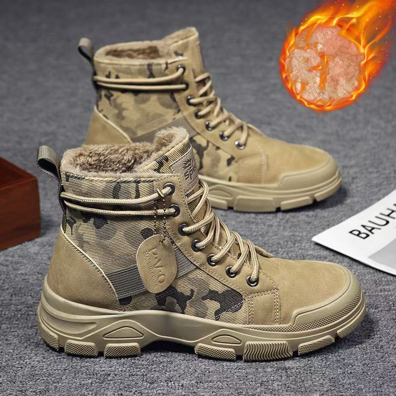 2025 Kış Kamuflaj Yalıtımlı Ka - Men'S Fashion Jeans And Boots incelemesi ve fiyatı