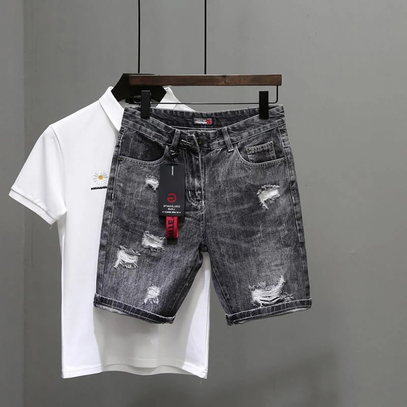 Erkek kısa kot pantolon pantol - Men Fashion Jeans incelemesi ve fiyatı
